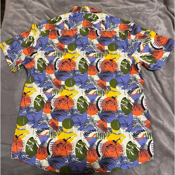 Massive Whisper SS Buttondown Size XL Men Shirt Vacation Resort Retro Fun - Picture 8 of 8